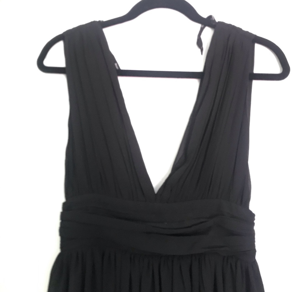 Black maxi dress